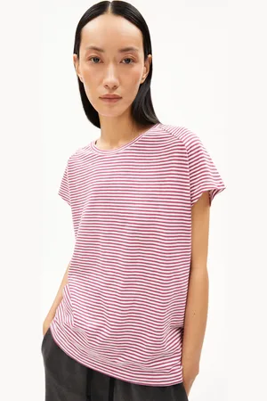 Armedangels ONELIAA LOVELY STRIPES Loose Fit T-Shirt - (L)