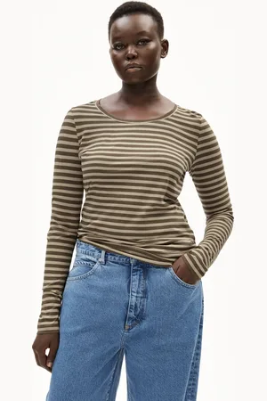 Armedangels ENRICCAA STRIPES Slim Fit Longsleeve - (M)