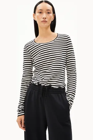 Armedangels ENRICCAA STRIPES Slim Fit Longsleeve - (M)
