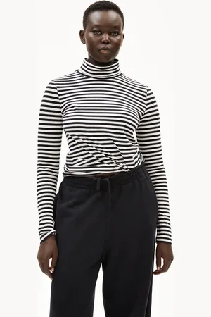 Armedangels GRAZILIAA STRIPES Slim Fit Longsleeve - (L)