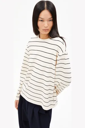Armedangels MARYNAA FINE STRIPE Loose Fit Longsleeve - (L)