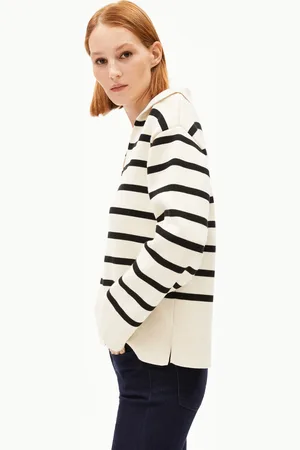 Armedangels FREJIAAS STRIPES Oversized Fit Strickpullover - (L)