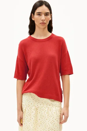 Armedangels LIZAA LINO Relaxed Fit Stricktop - (L)