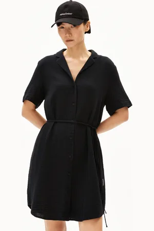 Armedangels MABELAA MUSSELIN Relaxed Fit Kleid - (L)
