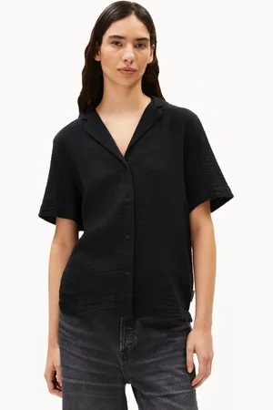 Armedangels MAAITE MUSSELIN Relaxed Fit Bluse - (S)