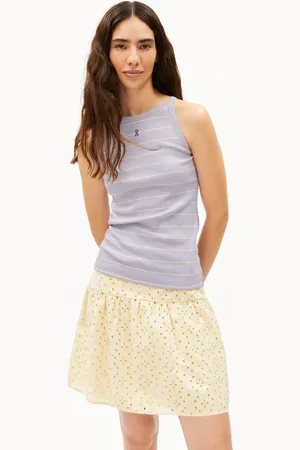 Armedangels KATAALIN FINE STRIPES Fitted Top - (L)