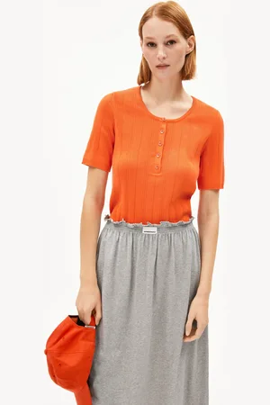 Armedangels CRISPINAA CREPE Slim Fit Stricktop - (L)