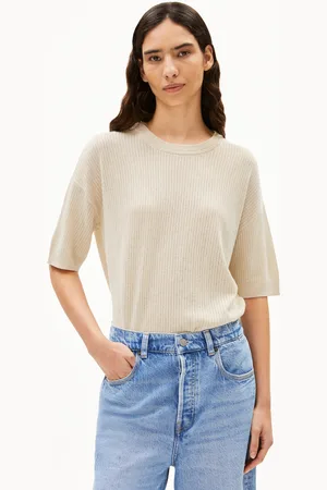 Armedangels LIZAA LINO Relaxed Fit Stricktop - (M)