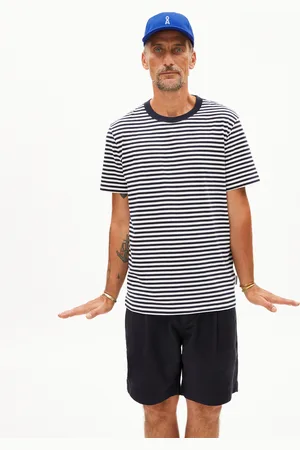 Armedangels MAARKOS STRIPES Relaxed Fit T-Shirt - (L)