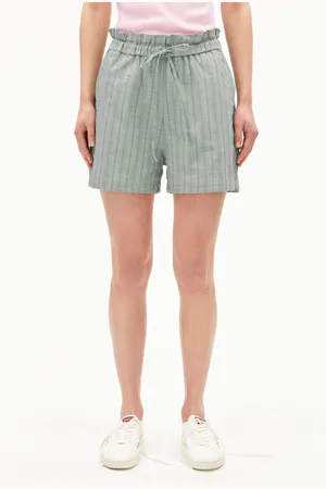 Armedangels VAANNA STRIPED Relaxed Fit Shorts - (L)