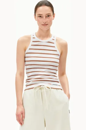 Armedangels KANITAA STRIPES Fitted Top - (L)