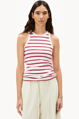 Armedangels KANITAA STRIPES Fitted Top - (L)