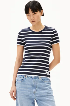 Armedangels KARDAA STRIPES Slim Fit T-Shirt - (L)