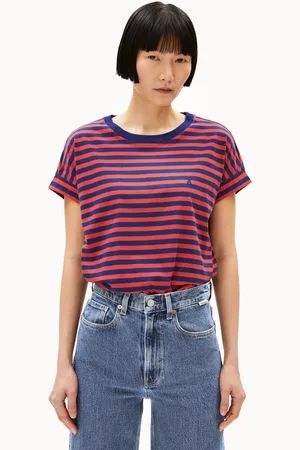 Armedangels IDAARA STRIPES Loose Fit T-Shirt - (L)