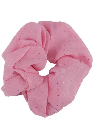 everneed Scrunchie Rosa mit goldenen Punkten
