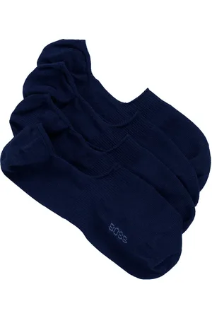 HUGO BOSS Boss 2-pack Shoeliner Finest Soft Cotton Navy Blue Str 43-44