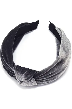 everneed Carla Velour Haarreifen - Grau