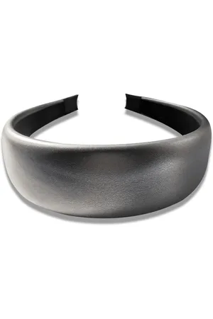 everneed Milano Leder Haarreifen - Grau
