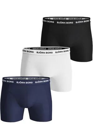 Björn Borg Essential 3-pack Cotton Stretch Shorts - Size XL 3 stk.