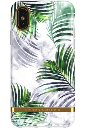 Richmond & Finch Richmond And Finch White Marble Tropics iPhone X/XS Cover