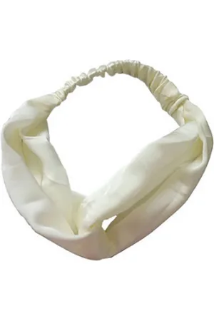 everneed Seiden Haarband - Offwhite