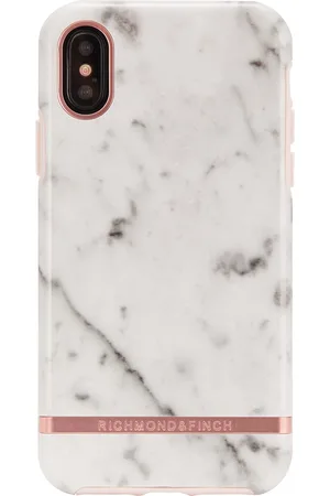 Richmond & Finch Richmond And Finch White Marble - Rose iPhone X/Xs Cover