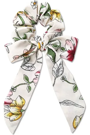 everneed Trille Bow Scrunchie Weiß
