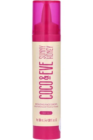 Coco & Eve Sunny Honey Bronzing Face Drops Dark Tan 30 ml