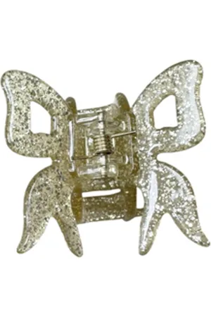 Pico Petit Arc Bow Claw Gold Glitter