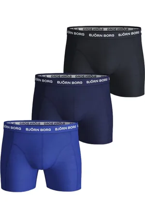 Björn Borg Essential 3-pack Cotton Stretch Shorts - Size L 3 stk.