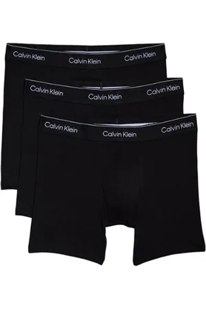 Calvin Klein Extra-Soft Cotton Stretch Boxer Brief 3-Pak Sort Str. XL 3 stk.