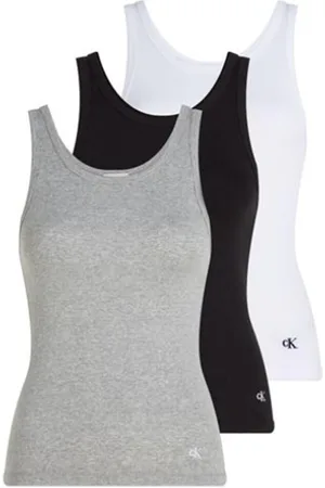 Calvin Klein Scoop Neck Tank Top - M 3 stk.