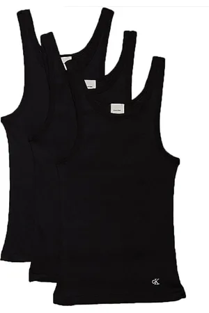 Calvin Klein Scoop Neck Tank Top Sort - XL 3 stk.