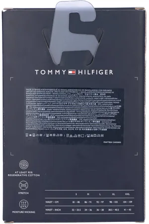 Tommy Hilfiger Signature Cotton Essentials Trunks 3-Pack White Str. XXL