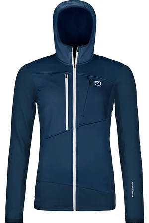 ORTOVOX Damen Fleece Grid Hoodie Jacke