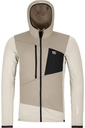 ORTOVOX Herren Fleece Grid Hoodie Jacke