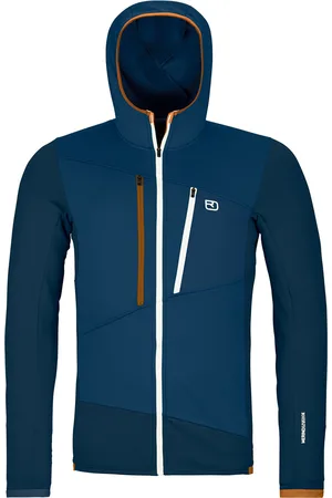 ORTOVOX Herren Fleece Grid Hoodie Jacke