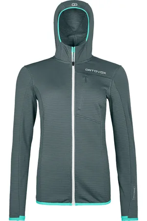 ORTOVOX Damen Fleece Light Grid Hoodie Jacke