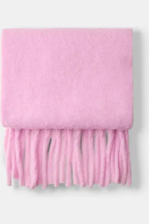 Bershka Unifarbener Schal Damen Rosa