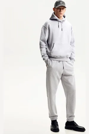 Bershka Joggerhose Aus Plüsch Herren Xs Grau
