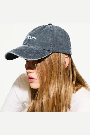 Bershka Besticktes Basecap Damen Blau