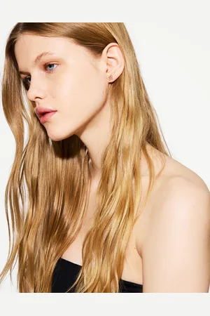 Bershka 20er-Pack Ohrringe Damen Gold