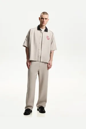 Bershka Baggyhose Im Jogginghosen-Stil Herren Xs Grau