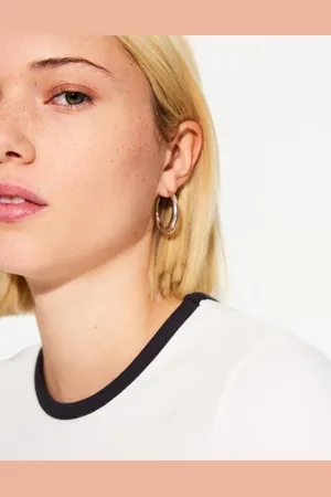 Bershka 6er-Pack Reifohrringe Im Boho-Stil Damen Silber