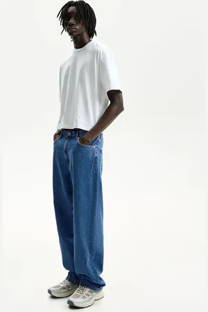 Bershka Jeans Im Baggy-Hosen-Fit Herren 32 Blau