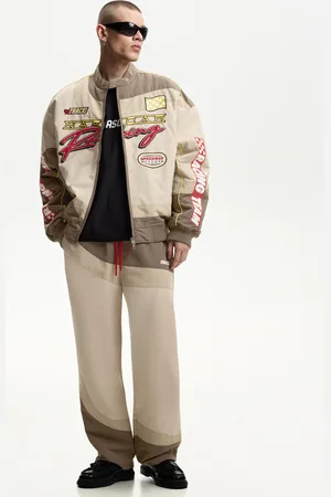 Bershka Baggyhose Nascar Im Jogginghosen-Stil Herren S Braun