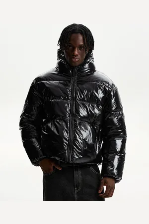 Bershka Puffjacke Mit Kapuze Herren Xs Schwarz