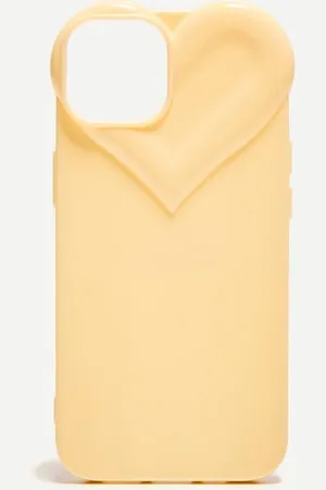 Bershka Handyhülle Für Iphone Mit Herz Damen Iphone 11 / Xr Beige