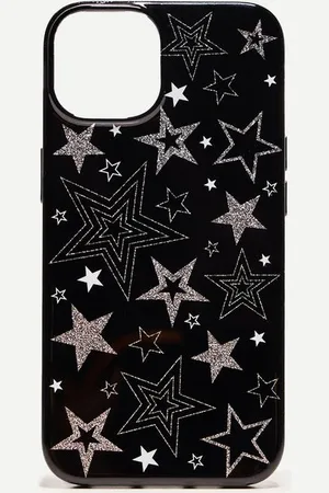 Bershka Handyhülle Für Iphone Mit Sternen Damen Iphone 11 / Xr Schwarz