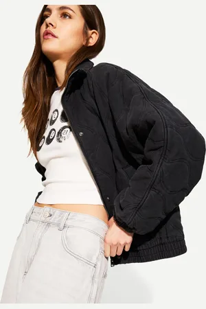 Bershka Steppjacke Damen Xs-S Grau